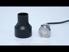 1 ডাব্লু 2 ডাব্লু 3 ডাব্লু এলইডি একক রঙের নিম্ন ভোল্টেজ আলো ব্রাস বহিরঙ্গন কবরিত আলো নেতৃত্বাধীন ডট পথ আলো