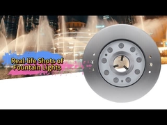 স্টেইনলেস স্টীল ফোয়ারা হাল্কা জলরোধী আন্ডারওয়াটার LED পুল লাইট আইপি 68 উষ্ণ সাদা লেজার হালকা