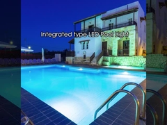 JPY160-AC সর্বশেষ সুপার পাতলা 32mm 10W AC12V LED সুইমিং পুল আন্ডারওয়াটার লাইট