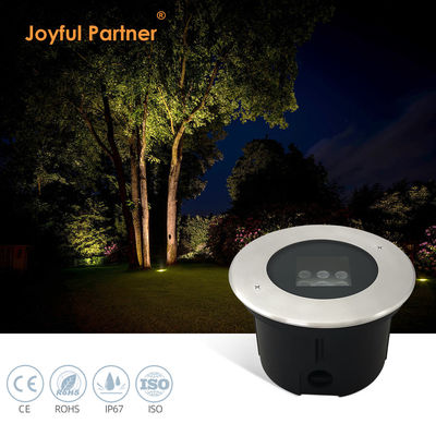 জলরোধী ইনগ্রাউন্ড আপলাইট অ্যালুমিনিয়াম হাউজিং 3500K উষ্ণ সাদা DIA162MM 2 বছরের ওয়ারেন্টি