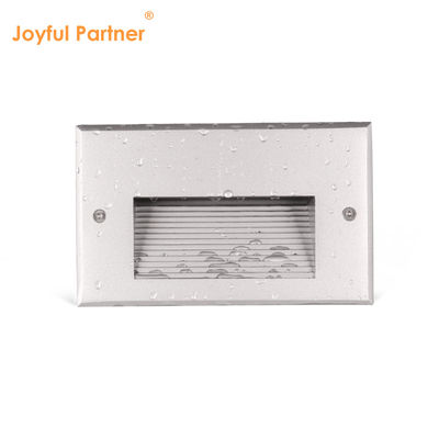 স্কয়ার আইপি 65 এলইডি ইনক্রিসড ওয়াল লাইট 12V 24V উষ্ণ সাদা এলইডি সিঁড়ি ওয়াল লাইট