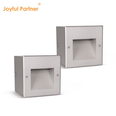 এলইডি রিসেসড ওয়াল লাইট IP65 জলরোধী বর্গাকার 12V 220V ভোল্টেজ কাস্টমাইজড ডিজাইন সিঁড়ির জন্য