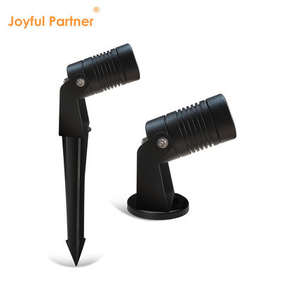 স্পাইক বা অ্যালুমিনিয়াম মাউন্ট বেস সহ বহিরঙ্গন আলোকিত ছোট LED বাগান স্পটলাইট