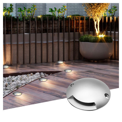 1W ইনসেসড স্টেপ লাইট আল্ট্রা পাতলা DIA70MM H14MM DC24V 3000k উষ্ণ সাদা বহিরঙ্গন আলো জন্য