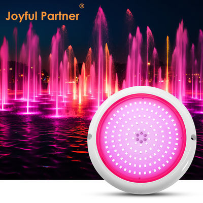 PAR56 LED পুল লাইট RGB AC12V IP68 রেজিন ভরা ABS+PC উপাদান DIA152*26mm রেজ কোণ 120 ডিগ্রী