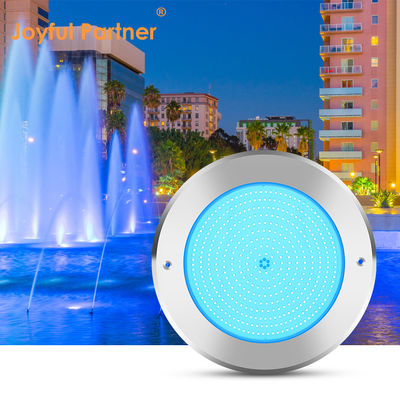 LED PAR56 পুল লাইট 12 ভোল্ট স্টেইনলেস স্টীল ওয়াটারপ্রুফ এসএমডি 2835 চিপ 100% রজন ভরা