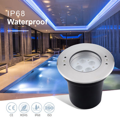 LED আন্ডারওয়াটার পুল লাইট 4W 8W 12W 24VDC IP68 ওয়াটারপ্রুফ স্টেইনলেস স্টীল 316 RGB 3in1 সুইমিং পুলের জন্য