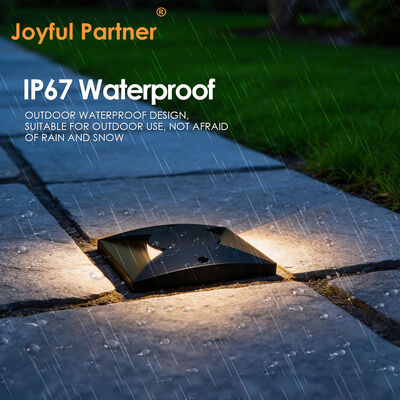 বর্গাকার পার্শ্বযুক্ত আলো নির্গমনকারী পথ আলো SMD2835 LED 100*100MM বিশুদ্ধ অ্যালুমিনিয়াম 6063 24VDC IP67 রেটিং