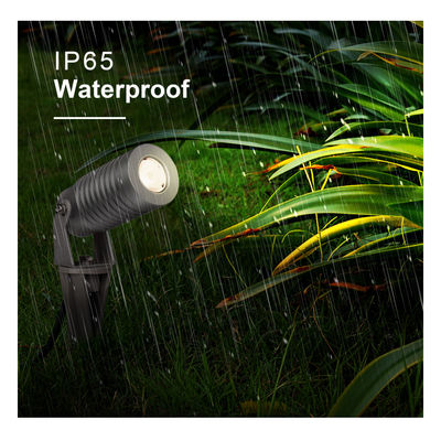 ডিসি 24V 10W নেতৃত্বাধীন স্পট স্পাইক ইয়ার্ড লাইট RGBW 4in1 পোর্টেবল ওয়াটারপ্রুফ আউটডোর আলো
