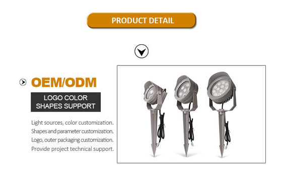 আইপি 65 12 ভি ডিসি ডিমিং ডেকোরেটিভ এলইডি স্পটলাইট অ্যালুমিনিয়াম আউটডোর ল্যান্ডস্কেপ ল্যাম্প