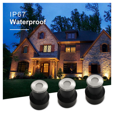 IP67 ইনগ্রাউন্ড লাইট মিনি বারিড লাইট 12V 24V উষ্ণ সাদা DIA45MM ফ্রস্টেড গ্লাস লেন্স ছাড়া