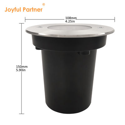 3W আউটডোর LED ভূগর্ভস্থ আলো 3000k উষ্ণ সাদা ভূগর্ভস্থ আলো মধ্যে Recessed