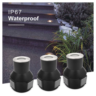 LED গ্রাউন্ড কবর লাইট স্টেইনলেস স্টীল 316 1W 2W 3W ডিসি 24v প্লাস্টিকের ব্যাক বক্স সঙ্গে