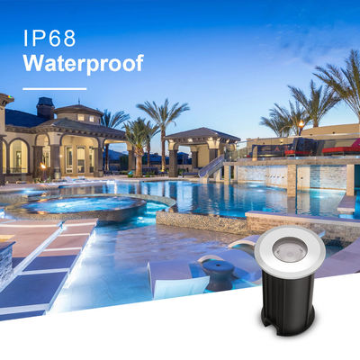 1W IP68 জলরোধী পানির নিচে আলো 316SS 12V 24V LED পুল আলো 2700k - 6500k