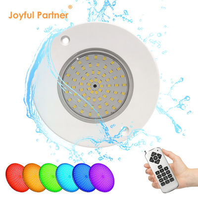 6W LED PAR56 পুল লাইট অতি পাতলা পিসি উপাদান প্রাচীর মাউন্ট সুইমিং পুল লাইট
