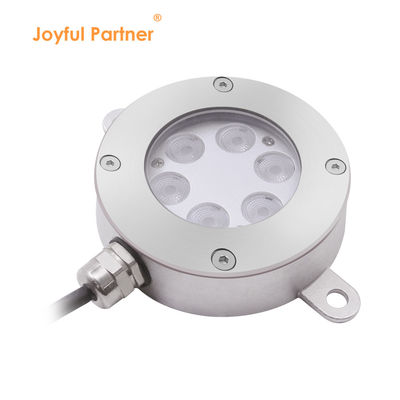 আন্ডারওয়াটার LED ফোয়ারা লাইট 6W RGB IP68 ওয়াটারপ্রুফ ফোয়ারা লাইট 2700k - 6000k