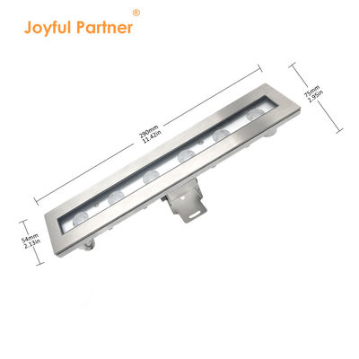 এলইডি আন্ডারওয়াটার স্পট লাইট IP68 6W 12W RGB3 ইন 1 290MM দৈর্ঘ্য মাউন্টিং সাপোর্ট সহ