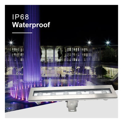 এলইডি আন্ডারওয়াটার স্পট লাইট IP68 6W 12W RGB3 ইন 1 290MM দৈর্ঘ্য মাউন্টিং সাপোর্ট সহ