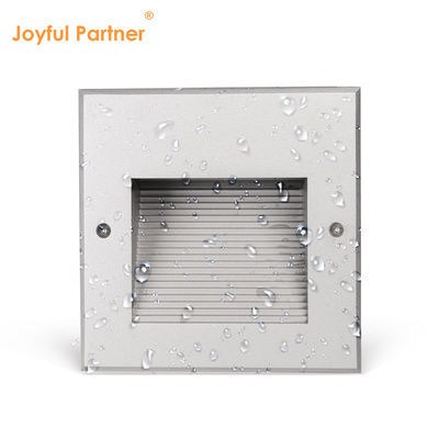 এলইডি রিসেসড ওয়াল লাইট IP65 জলরোধী বর্গাকার 12V 220V ভোল্টেজ কাস্টমাইজড ডিজাইন সিঁড়ির জন্য