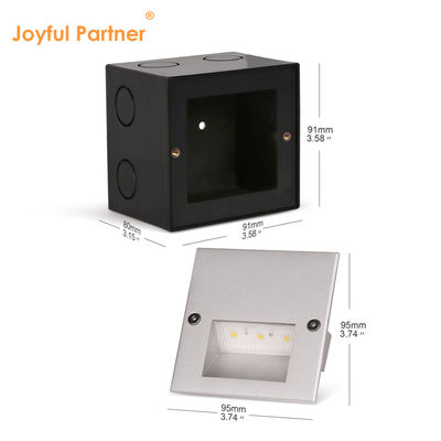 হাই ভোল্টেজ LED ইনক্রিসড স্টেপ লাইট আইপি 65 ওয়াটারপ্রুফ আউটডোর ওয়াল লাইট