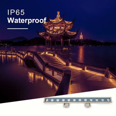 অ্যালুমিনিয়াম রঙ 18W LED ওয়াল ওয়াশার লাইট বহিরঙ্গন জলরোধী রৈখিক আলো