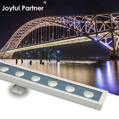 24W Rgbw LED ওয়াল ওয়াশার লাইট রৈখিক 2700k - 6500k জলরোধী বিল্ডিং জন্য