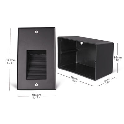 এসএমডি 6W এলইডি ইনসেসড ওয়াল লাইট আইপি 65 কবরযুক্ত মেঝে ল্যাম্প আউটডোর এলইডি স্টেপ লাইট