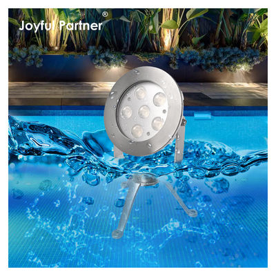 এলইডি আন্ডারওয়াটার স্পট লাইট স্টেইনলেস স্টিল 316 RGB সিই RoHS সার্টিফাইড ট্রাইপড সহ