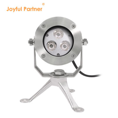 উচ্চ মানের DC24V কন্ট্রোল 304 স্টেইনলেস স্টীল DMX512 RGBW IP68 12W LED সাবওয়াটার লাইট