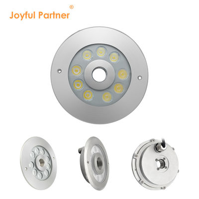 LED ফাউন্টেন লাইট 316 স্টেইনলেস স্টীল RGB একক রঙ170*61MM DC12V / 24V IP68 জলরোধী
