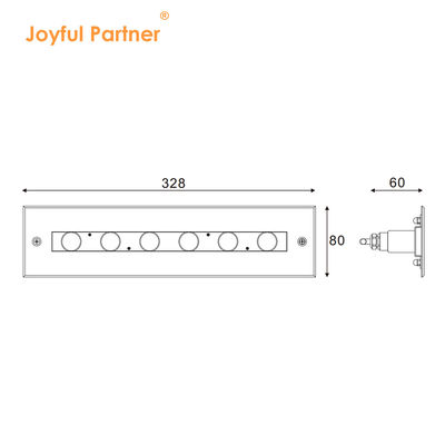 স্টেইনলেস স্টীল 316L আন্ডারওয়াটার লিনিয়ার লাইট রিসেসড সুইমিং পুল লাইট LED