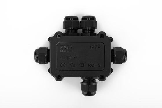 IP68 আউটডোর নাইলন তারের বৈদ্যুতিক জলরোধী জংশন বক্স 2/3/4/5/6way সংযোগকারী প্লাস্টিকের বক্স