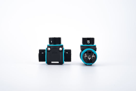 দ্রুত ইনস্টল করুন IP68 জলরোধী প্লাস্টিক 2/3 পিন মহিলা বৃত্তাকার সংযোগকারী বৈদ্যুতিক রূপান্তরকারী