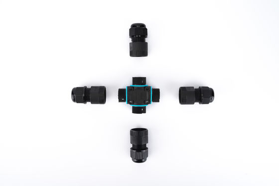 জলরোধী আউটডোর আইপি 68 দ্রুত সংযোগকারী 4 উপায় বৈদ্যুতিক তারের সংযোগকারী ইনস্টল করা সহজ