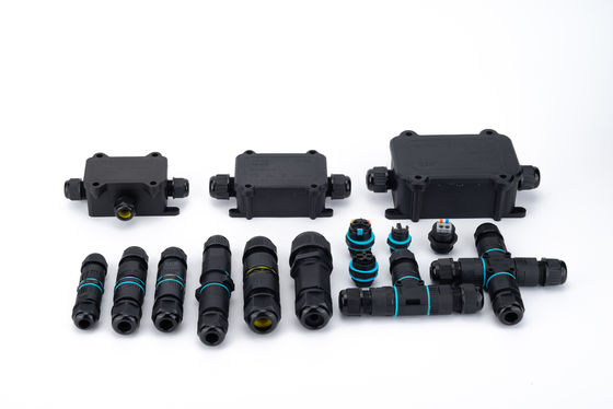 জলরোধী আউটডোর আইপি 68 দ্রুত সংযোগকারী 4 উপায় বৈদ্যুতিক তারের সংযোগকারী ইনস্টল করা সহজ