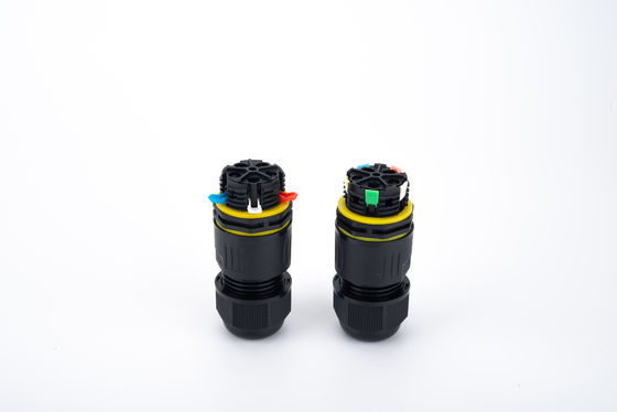 32A 250VAC IP68 ওয়াটারপ্রুফ 2 ওয়ে সংযোগকারী 6 - 12 মিমি ডায়া ওয়্যার ক্যাবল সংযোগকারী