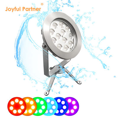 গরম বিক্রয় 12x3W RGB 3in1 আউটডোর IP68 জলরোধী স্টেইনলেস স্টীল RGB LED আলো ডুবযোগ্য