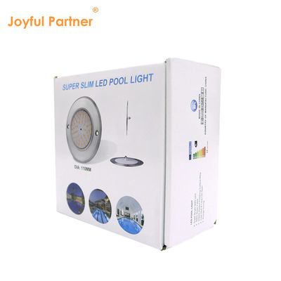 6W SMD 2835 LED পুল লাইট IP68 জলরোধী সাদা / উষ্ণ সাদা 316 স্টেইনলেস স্টীল কভার