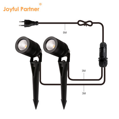 আইপি 65 এলইডি স্পট লাইট আউটডোর 100-240VAC 10W ক্রী কোব এলইডি 2 বছরের ওয়ারেন্টি জলের প্রতিরোধী ইয়ার্ড সজ্জা জন্য