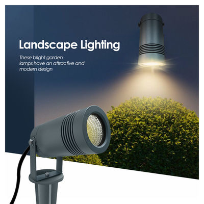 উচ্চ উজ্জ্বলতা 1000LM 3500K উষ্ণ সাদা 10W LED IP65 জলরোধী স্পটলাইট বাগান গাছের জন্য বহিরঙ্গন আলো