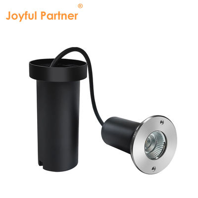 COB LED ইনগ্রাউন্ড লাইট 6W আইপি 67 ডাস্টপ্রুফ অ্যালুমিনিয়াম বডি ইনক্রিসড DIA85MM আউটডোর ইয়ার্ডের জন্য