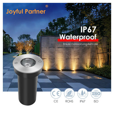 316SS 6W 12V-24V IP67 ওয়াটারপ্রুফ স্টেইনলেস স্টীল ফ্রন্ট কভার COB ইনগ্রাউন্ড রিসেসড লাইট