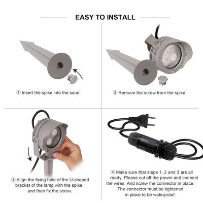 এলইডি প্লাস্টিক স্পাইক স্পট লাইট