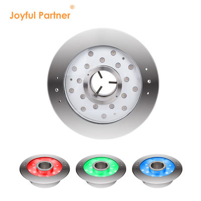আনন্দময় অংশীদার 6W 9W 12W 18W 24V DMX নিয়ন্ত্রণ স্টেইনলেস স্টীল আইপি 68 আন্ডারওয়াটার আরজিবি ফোয়ারা লাইট