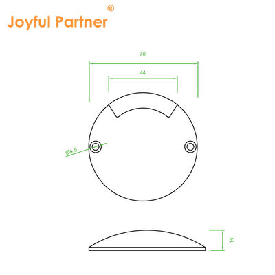 1W নেতৃত্বাধীন অভ্যন্তরীণ সিঁড়ি হালকা কালো কভার অ্যালুমিনিয়াম আইপি 67 এসএমডি 2835 সিঁড়ি লফ্ট হলওয়ের জন্য