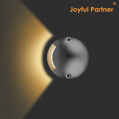 সাইড ইমিটিং ইনগ্রাউন্ড লাইট রাউন্ড লো ভোল্টেজ ডিসি 24V 3000K আইপি 67 কোল্ড হোয়াইট অ্যালুমিনিয়াম হাউজিং