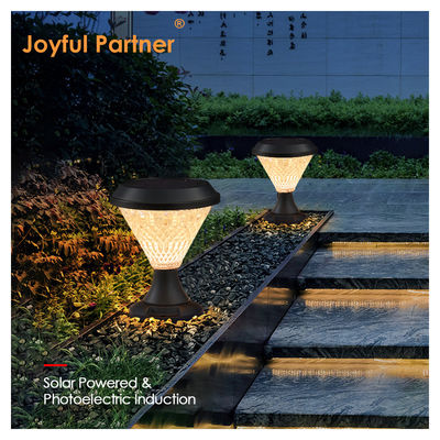 সৌর বলার্ড লাইট ABS উপাদান পলিক্রিস্টালিন স্লোর প্যানেল Epistar SMD DIA245mm IP65 APP নিয়ন্ত্রিত জলরোধী