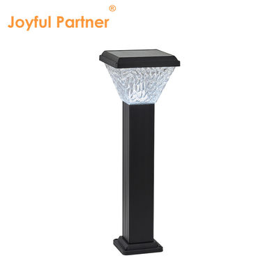বহিরঙ্গন LED সৌর লন লাইট বড় ক্ষমতা ব্যাটারি ABS অ্যালুমিনিয়াম উপাদান RGB রঙ উঠোন পার্ক জন্য উপযুক্ত