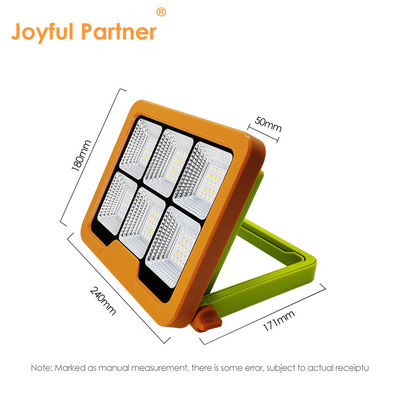পোর্টেবল LED ওয়ার্ক সোলার লাইট 7200mAh ব্যাটারি রিচার্জেবল 5054 Epistar Led IP65 জলরোধী Stepless উজ্জ্বলতা সঙ্গে