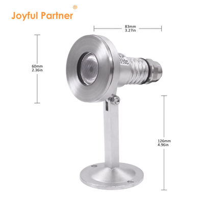 এলইডি আন্ডারওয়াটার স্পট লাইট জলরোধী IK07 1*2W LED DC24V DMX RGBW 6W ফোয়ারার জন্য